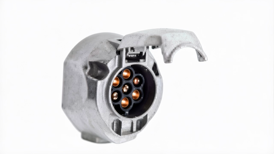 🔌 BASE 12V 7 POLOS ALUMINIO IM