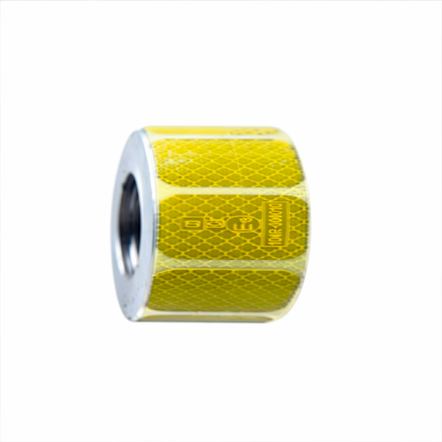 📏 CINTA REFLECTANTE SEGMENTADA AMARILLA (ROLLO 50MTS) IM