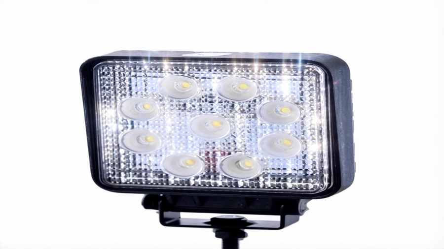💡FARO TRABAJO 10-30V 110 x 110x50mm S/REJILLA 9LED IM